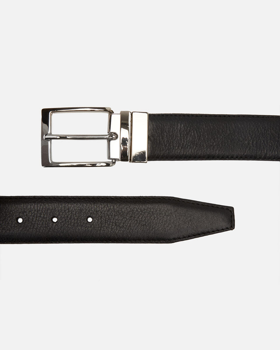 Reversible Belt Blackbrown  - Men Belts - Belts - Cuoieria Fiorentina