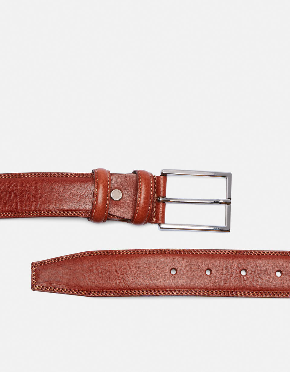 Elegant Belt Brown  - Men Belts - Belts - Cuoieria Fiorentina