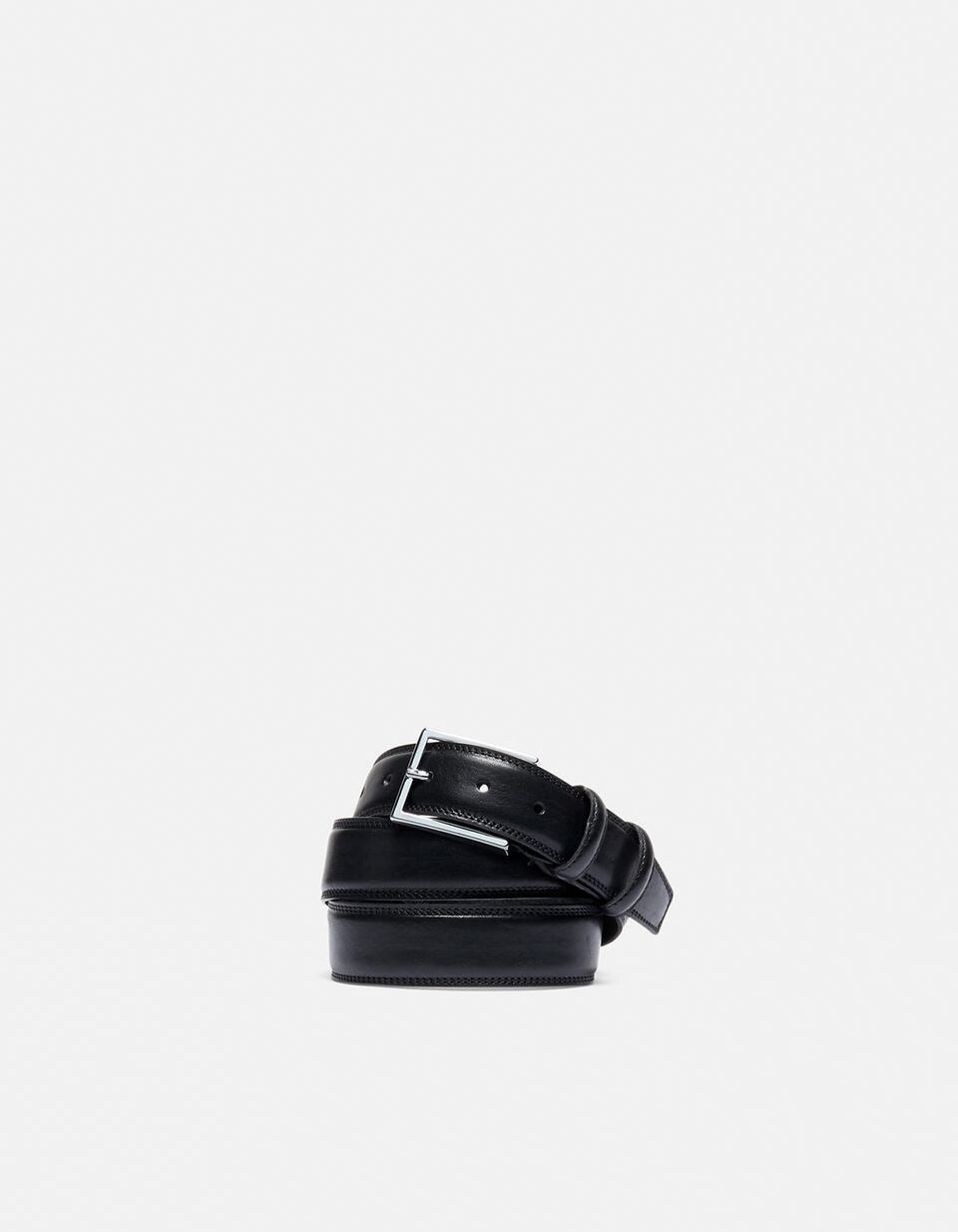 Elegant Belt Black  - Men Belts - Belts - Cuoieria Fiorentina