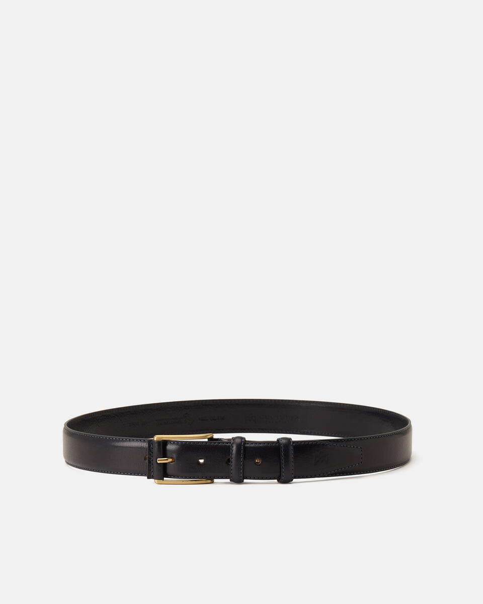CASUAL BELT Blue  - Men Belts - Belts - Cuoieria Fiorentina