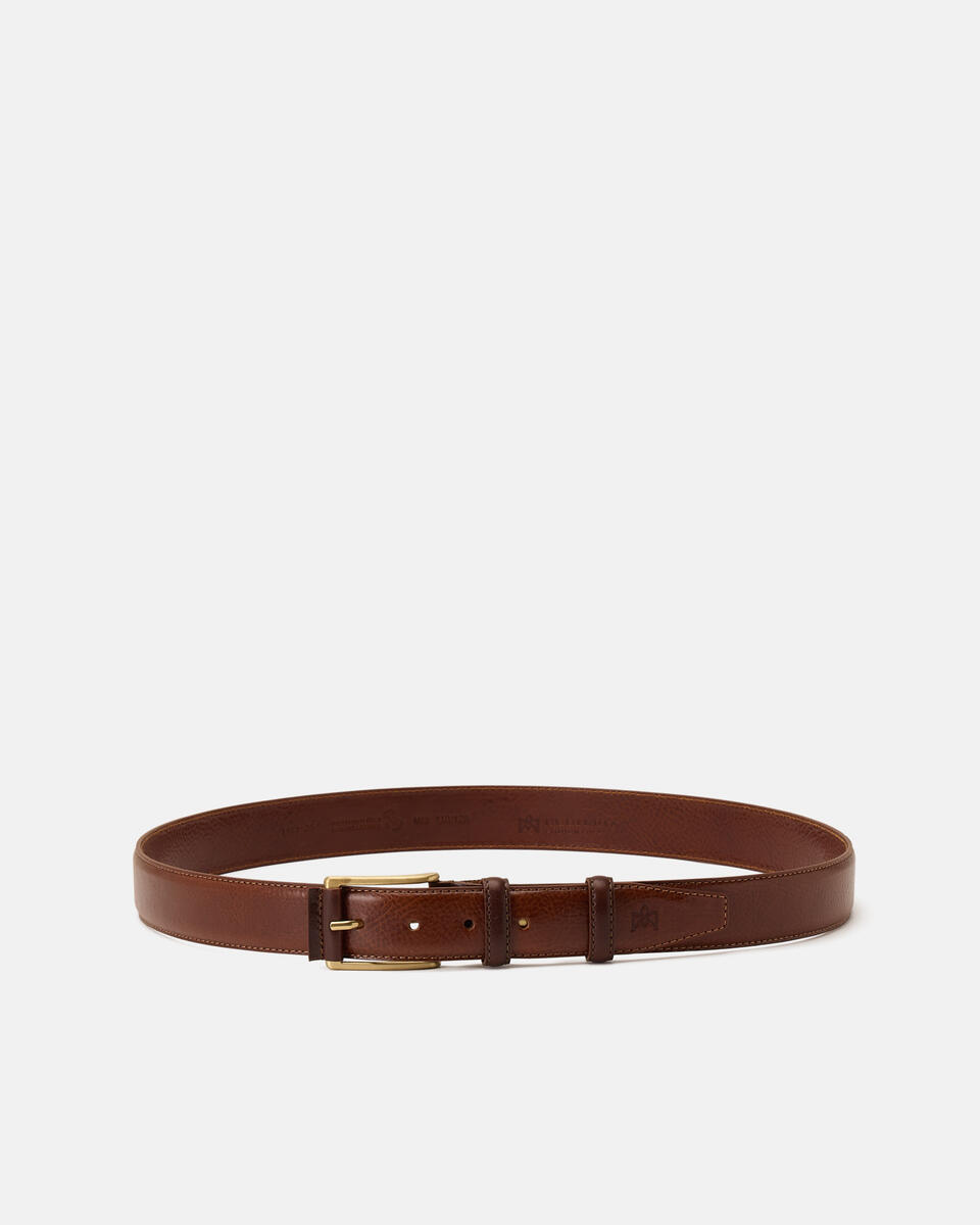 CASUAL BELT Brown  - Men Belts - Belts - Cuoieria Fiorentina