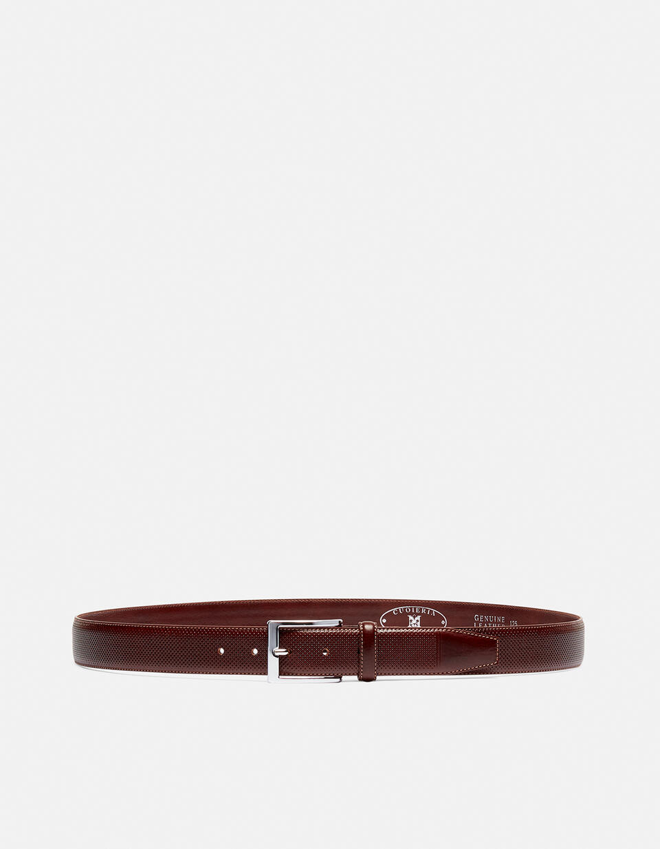 Pattern Belt Brown  - Men Belts - Belts - Cuoieria Fiorentina