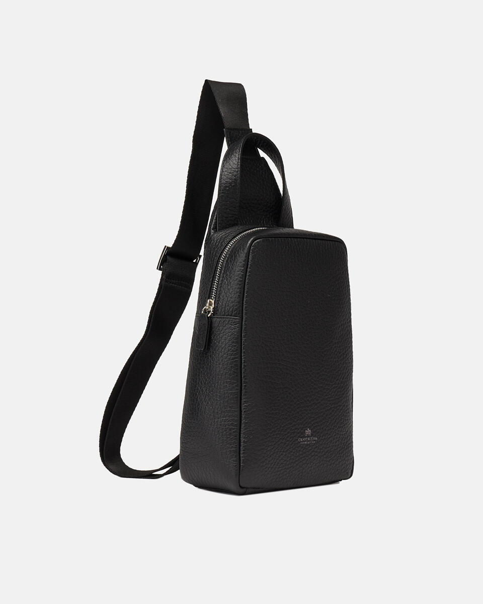 SLING BAG Black  - Belt Bags - Men's Bags - Bags - Cuoieria Fiorentina