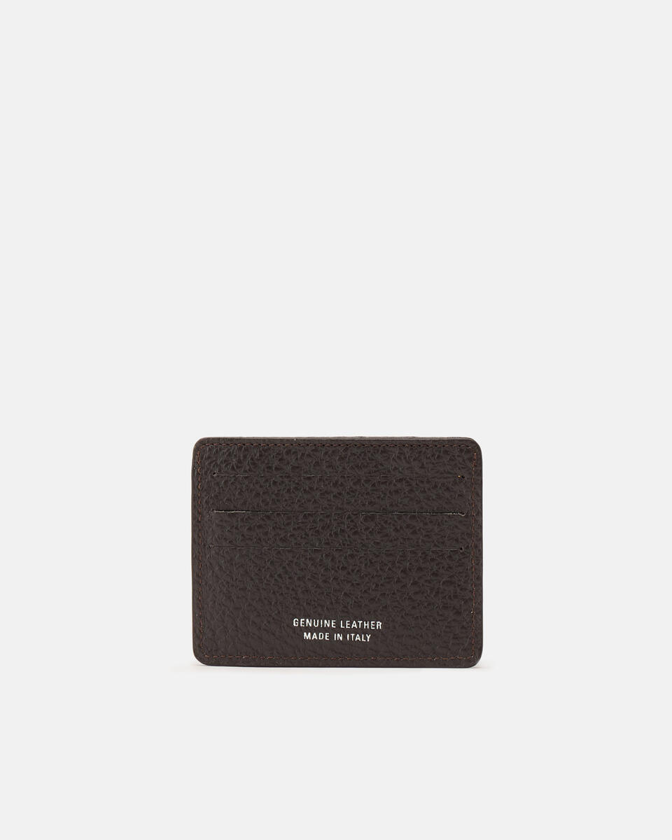 Card Holder Testa di moro  - Portafogli Donna - Portafogli Uomo - Portafogli - Cuoieria Fiorentina