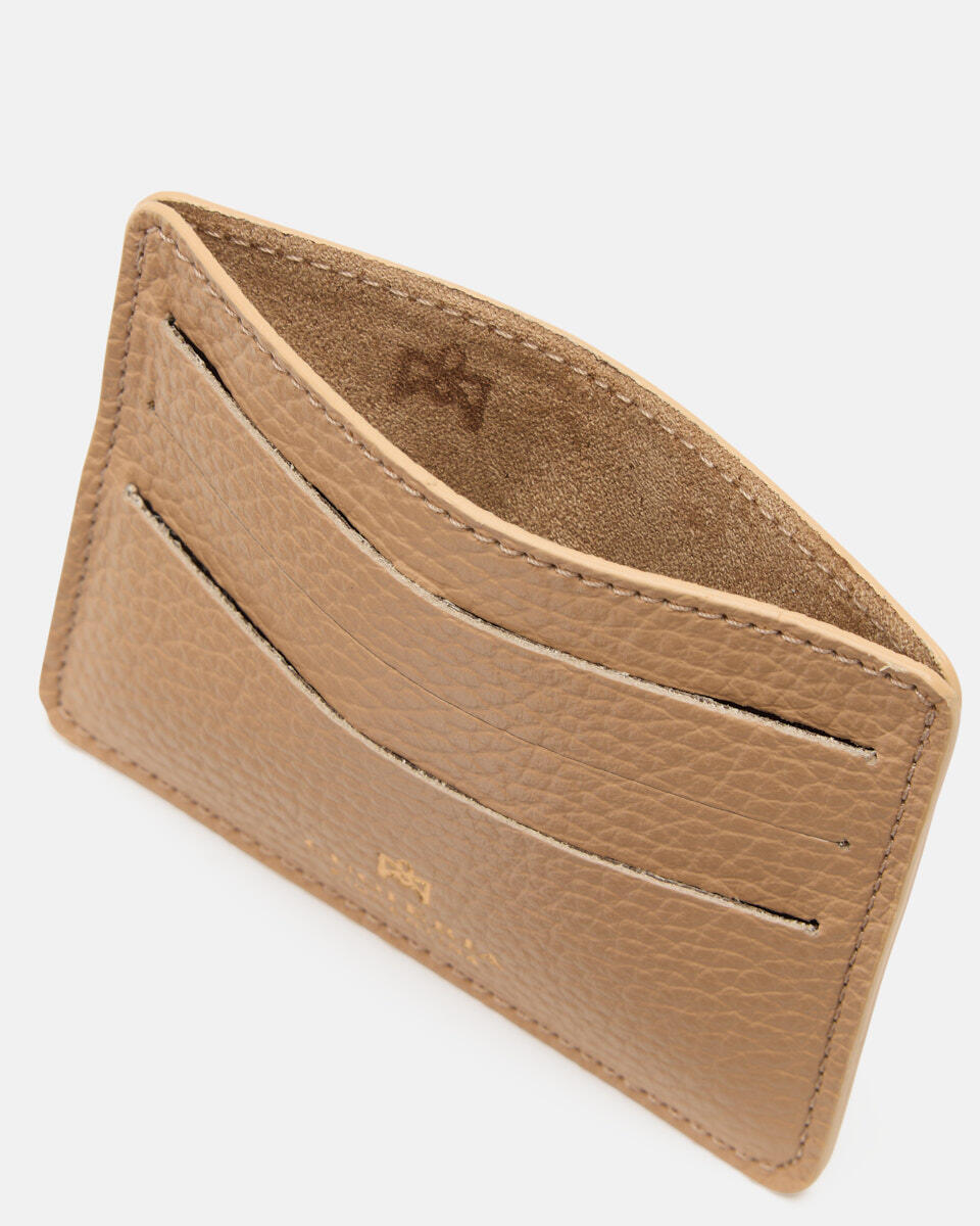 Porta carte di credito con aperturaporta banconote Dollaro Nude  - Accessori - Special Price - Cuoieria Fiorentina