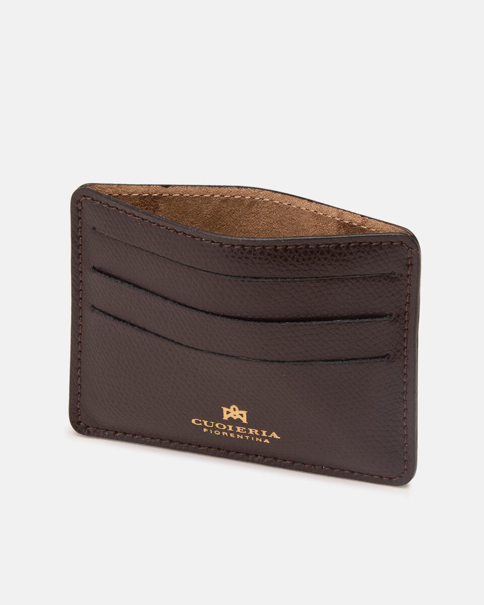 Bella porta carte di credito con apertura porta banconote Testa di moro  - Portafogli Donna - Portafogli Donna - Portafogli - Cuoieria Fiorentina