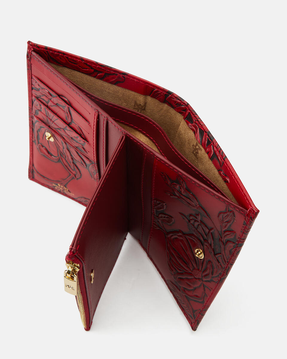Vertical wallet Red  - Women's Wallets - Women's Wallets - Wallets - Cuoieria Fiorentina