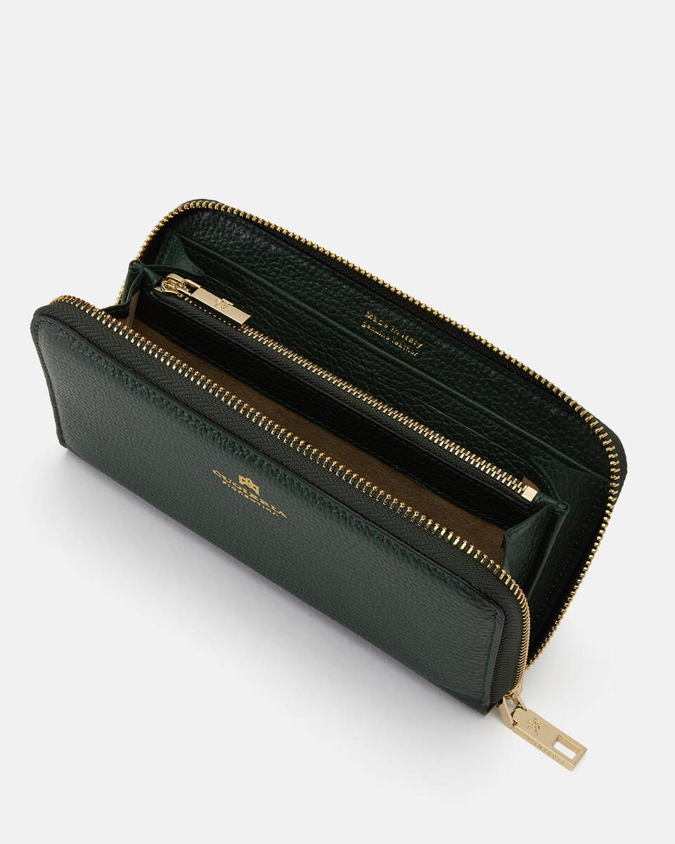 Zip around wallet Moss  - Women's Wallets - Women's Wallets - Wallets - Cuoieria Fiorentina