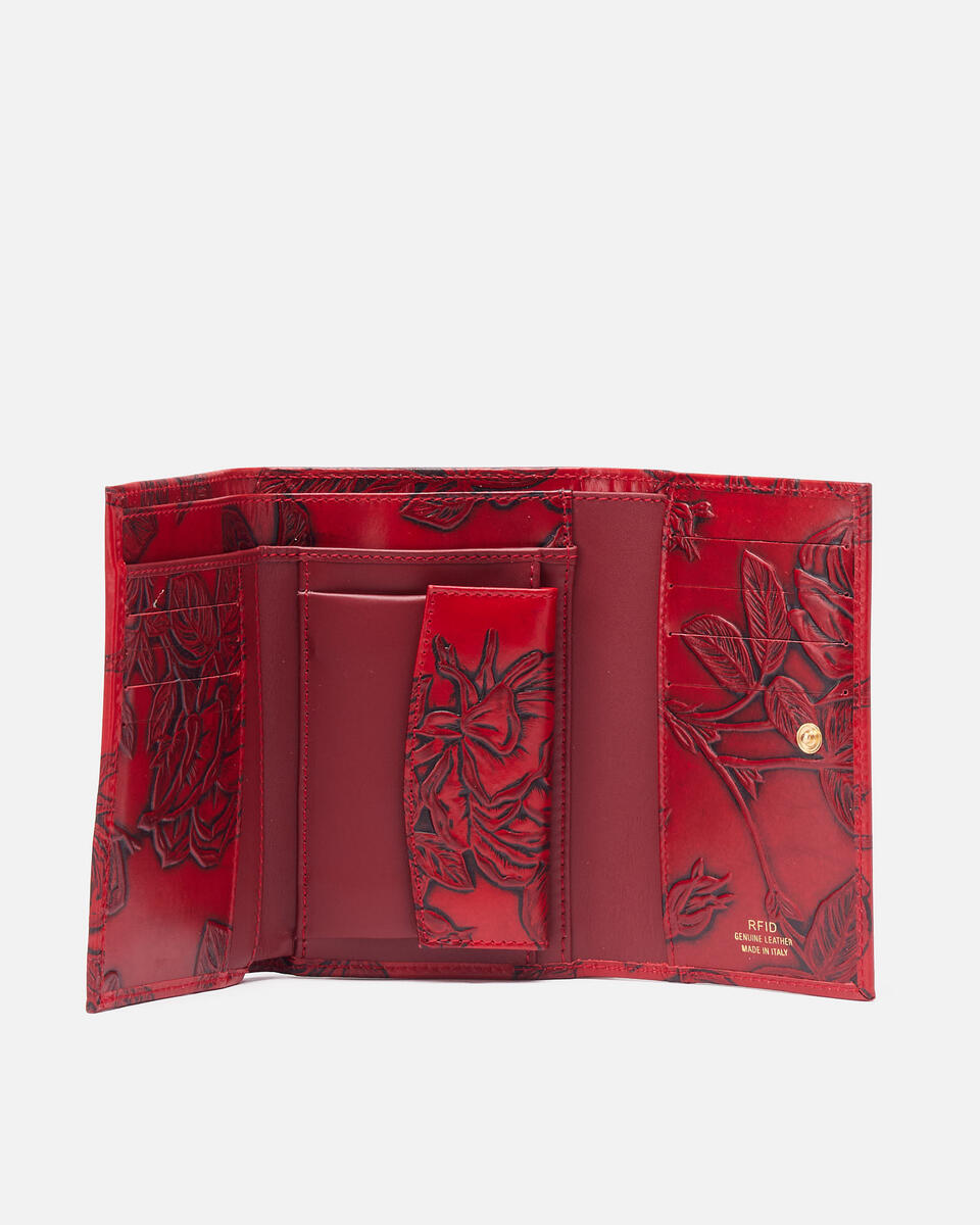 Continental wallet Red  - Women's Wallets - Women's Wallets - Wallets - Cuoieria Fiorentina