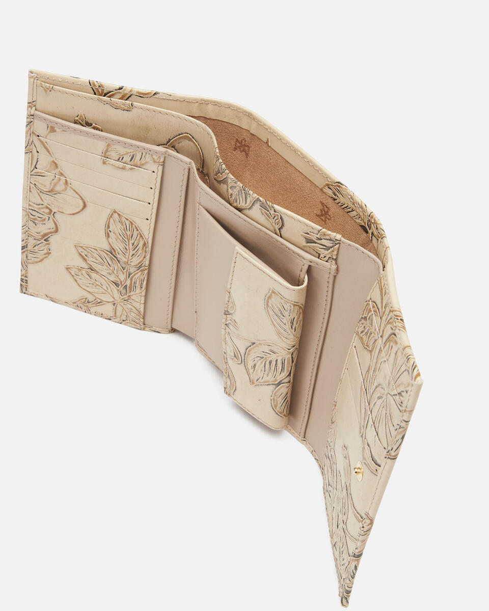 Mimì portafoglio donna continental Taupe  - Portafogli Donna - Portafogli Donna - Portafogli - Cuoieria Fiorentina