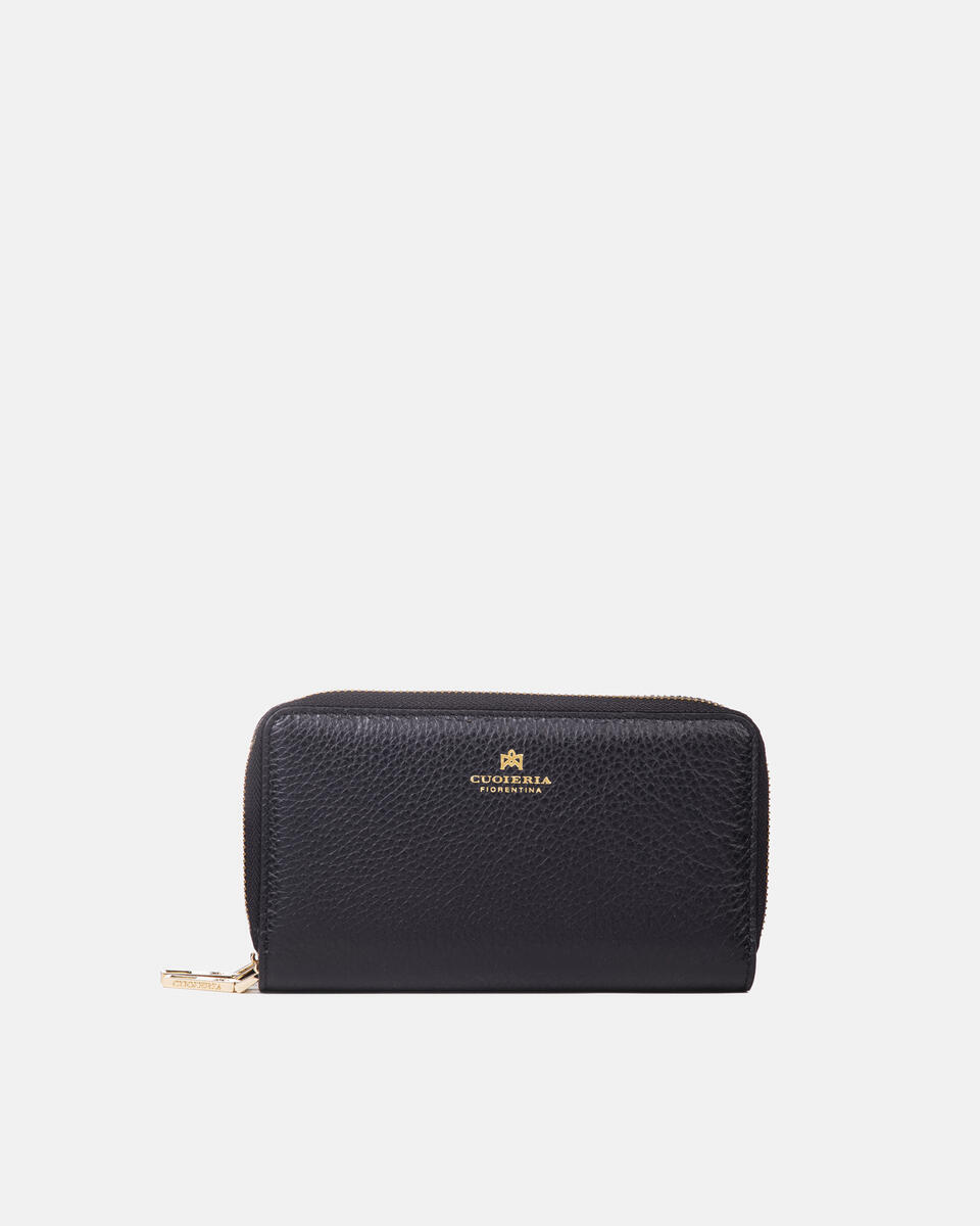 Double zip around wallet Black  - Women's Wallets - Women's Wallets - Wallets - Cuoieria Fiorentina