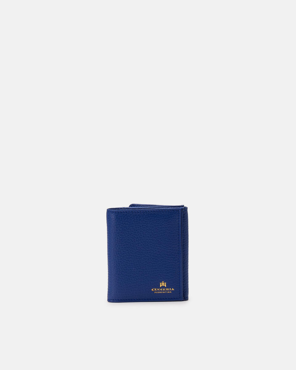 Small flap wallet Bluette  - Portafogli Donna - Portafogli Donna - Portafogli - Cuoieria Fiorentina