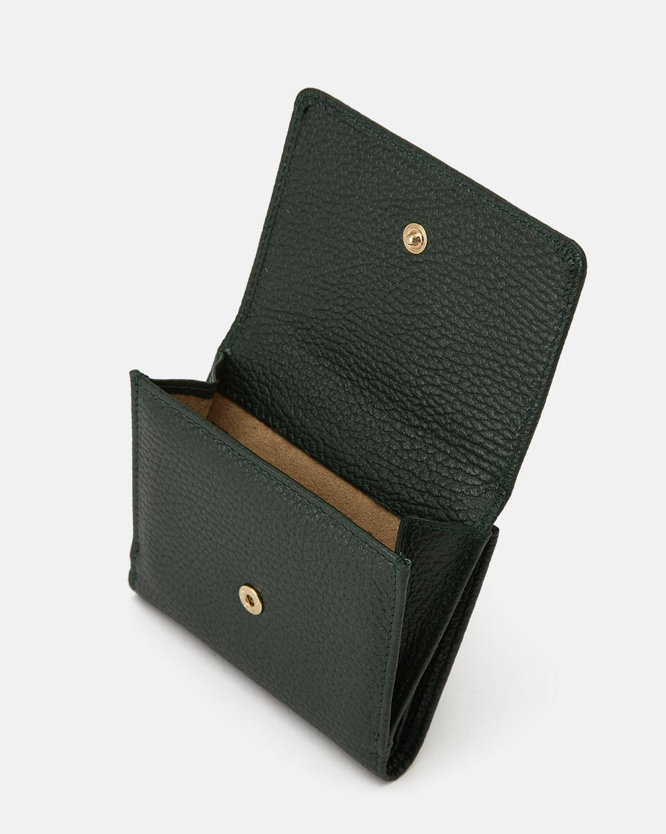 Small flap wallet Muschio  - Portafogli Donna - Portafogli Donna - Portafogli - Cuoieria Fiorentina