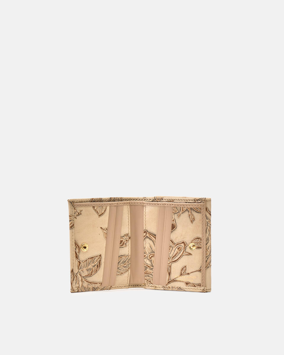 Small flap wallet mimì Taupe  - Portafogli Donna - Portafogli Donna - Portafogli - Cuoieria Fiorentina