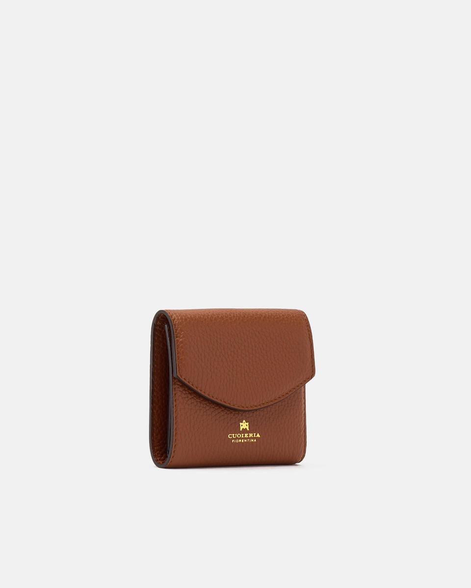 Portafoglio bifold con portamonete Caramel  - Women's Wallets - Women's Wallets - Wallets - Cuoieria Fiorentina