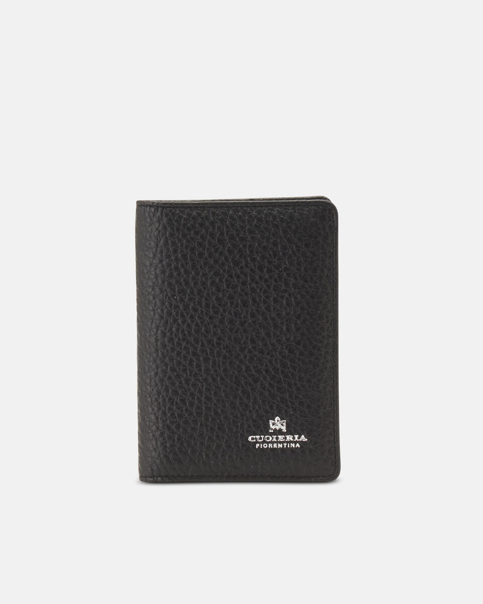 PASSPORT HOLDER Black  - Cuoieria Fiorentina