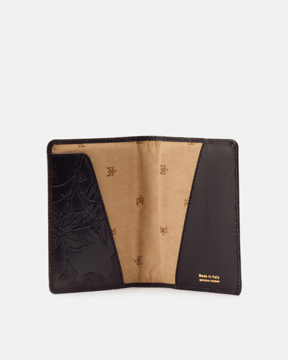 Portapassaporto Nero  - Accessori Da Viaggio - Borse Da Viaggio - Cuoieria Fiorentina