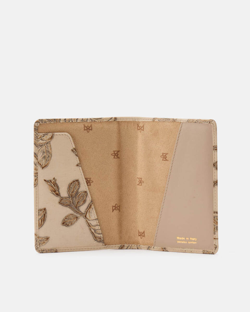 PASSPORT HOLDER Taupe  - Travel Accessories - Travel Bags - Cuoieria Fiorentina