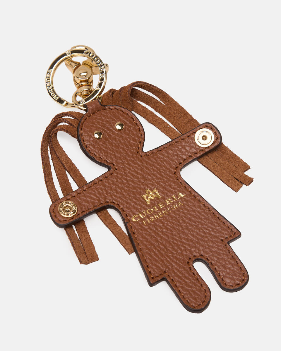 KeyringCharm She Caramel  - Portachiavi Donna - Accessori Donna - Accessori - Cuoieria Fiorentina