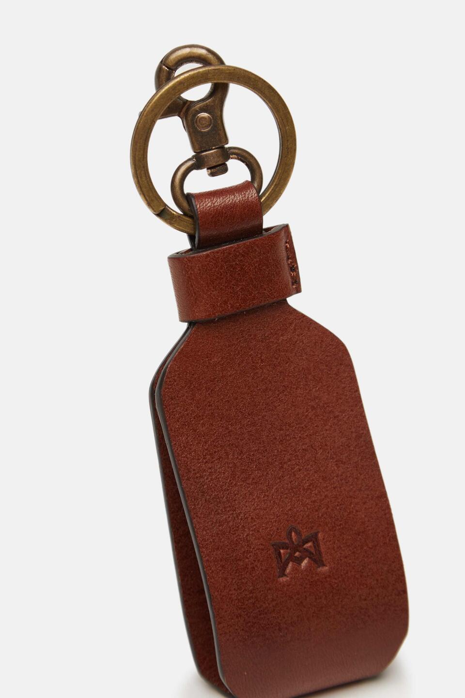 KEYCHAIN Brown  - Key Holders - Men's Accessories - Accessories - Cuoieria Fiorentina