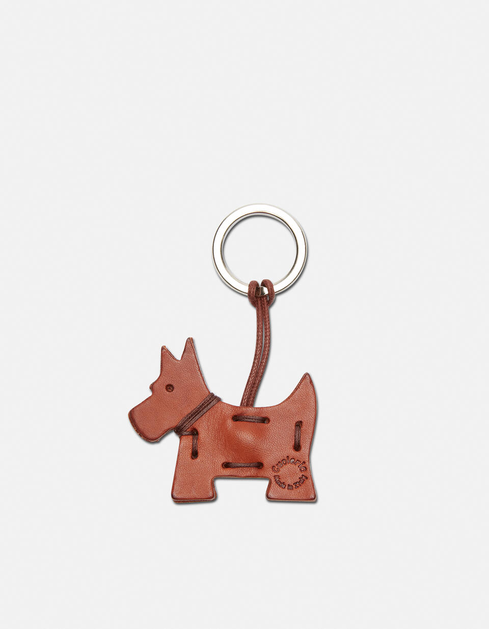 KEYCHAIN Brown  - Key Holders - Women's Accessories - Accessories - Cuoieria Fiorentina