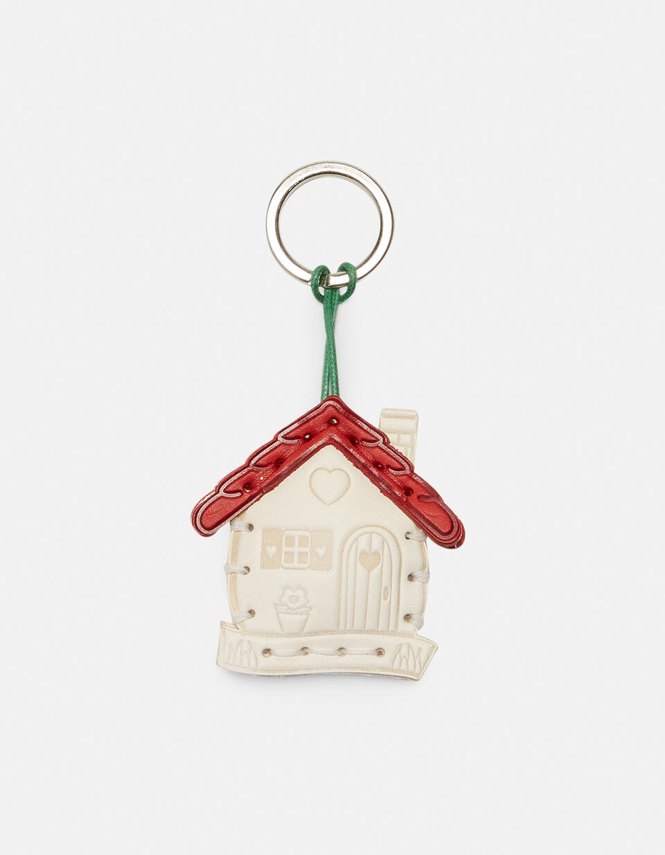 KEYCHAIN White  - Key Holders - Women's Accessories - Accessories - Cuoieria Fiorentina