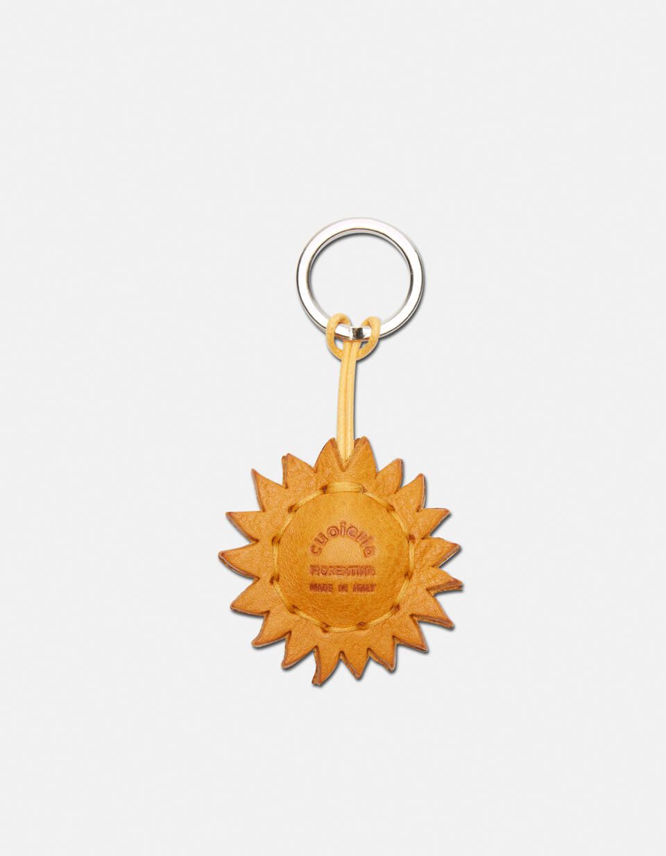 KEYCHAIN Yellow  - Key Holders - Women's Accessories - Accessories - Cuoieria Fiorentina