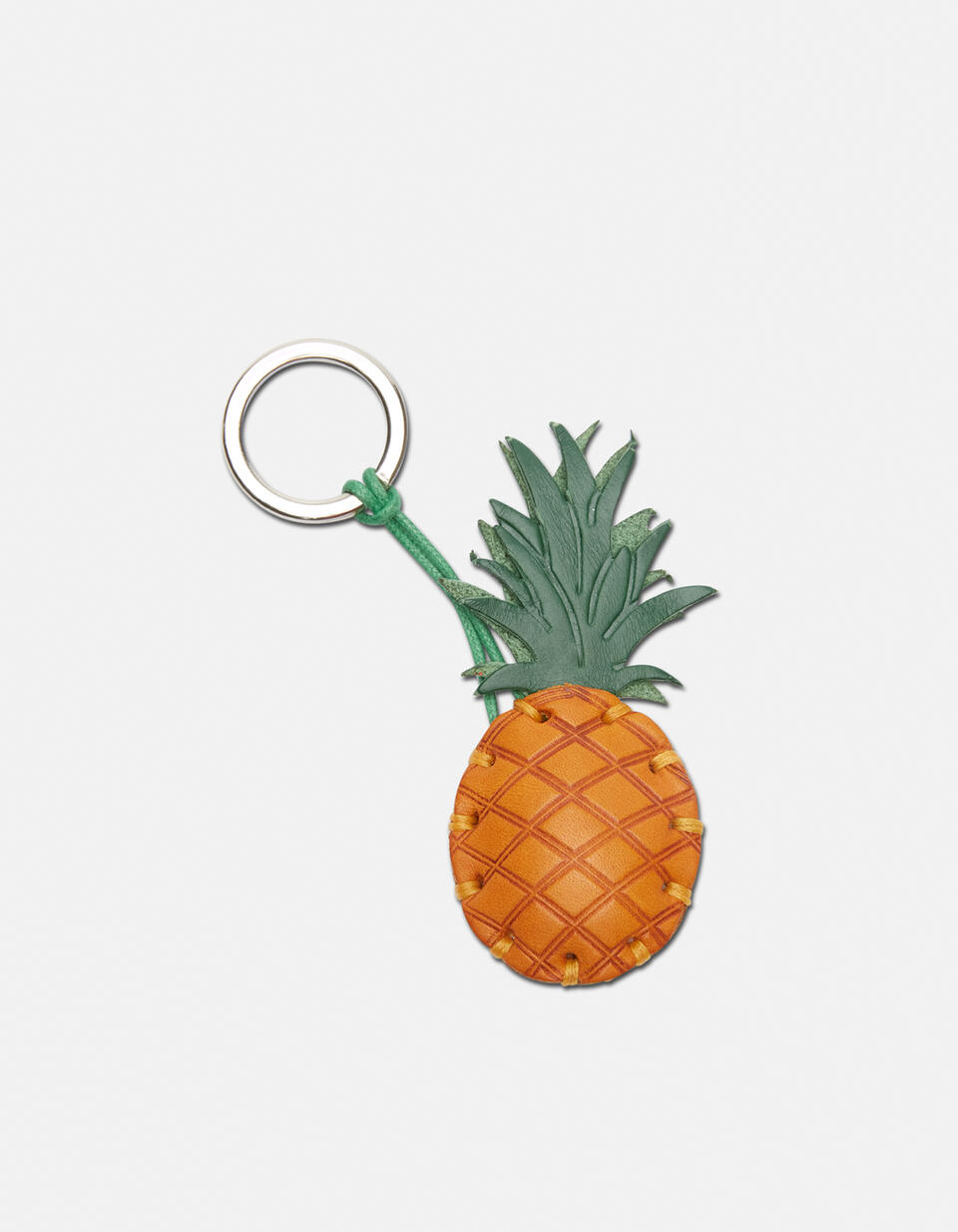 KEYCHAIN Yellow  - Key Holders - Women's Accessories - Accessories - Cuoieria Fiorentina