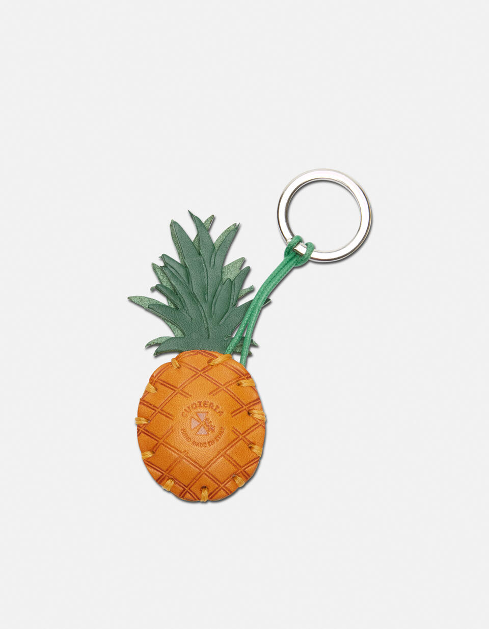 KEYCHAIN Yellow  - Key Holders - Women's Accessories - Accessories - Cuoieria Fiorentina