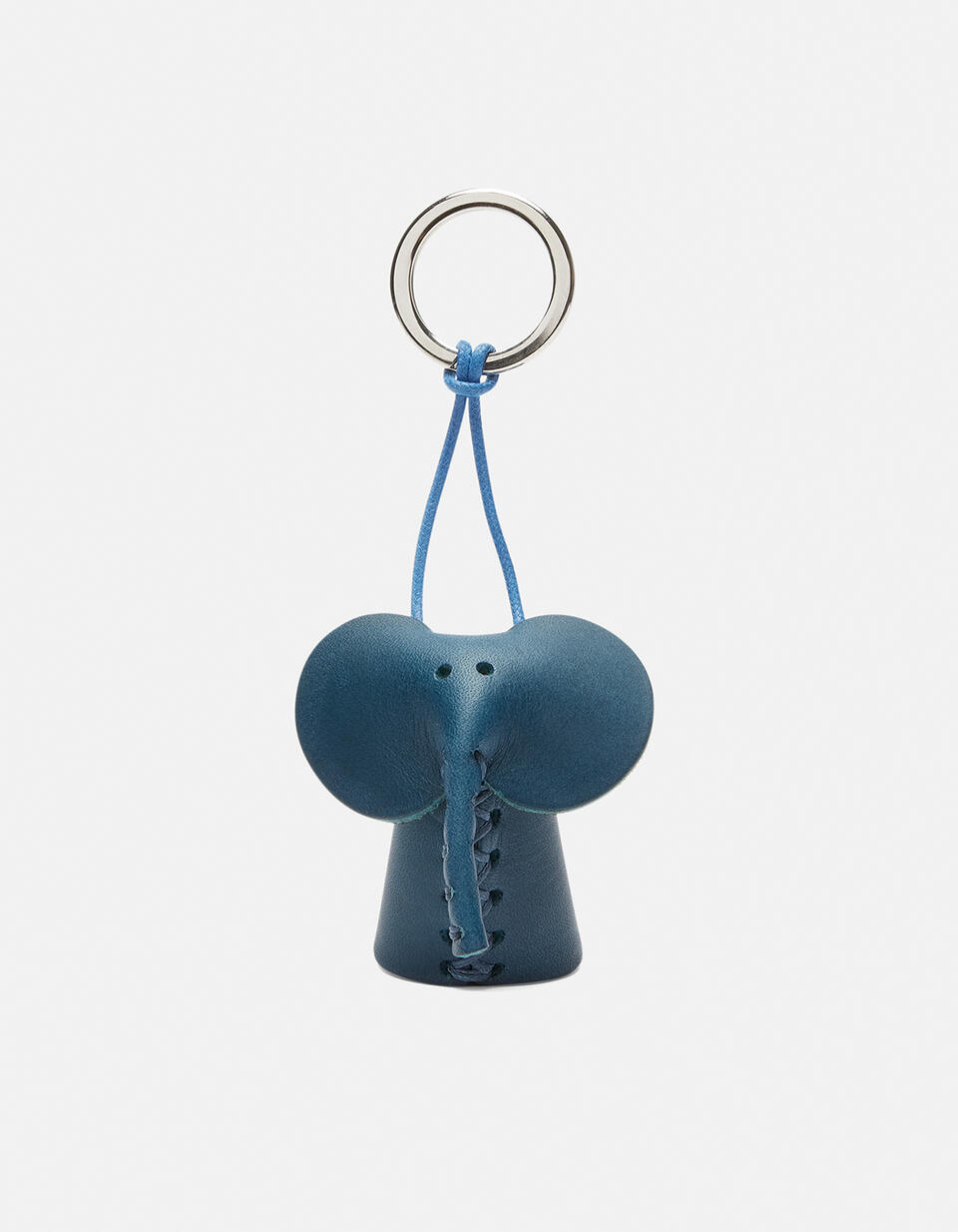 KEYCHAIN Blue  - Key Holders - Women's Accessories - Accessories - Cuoieria Fiorentina