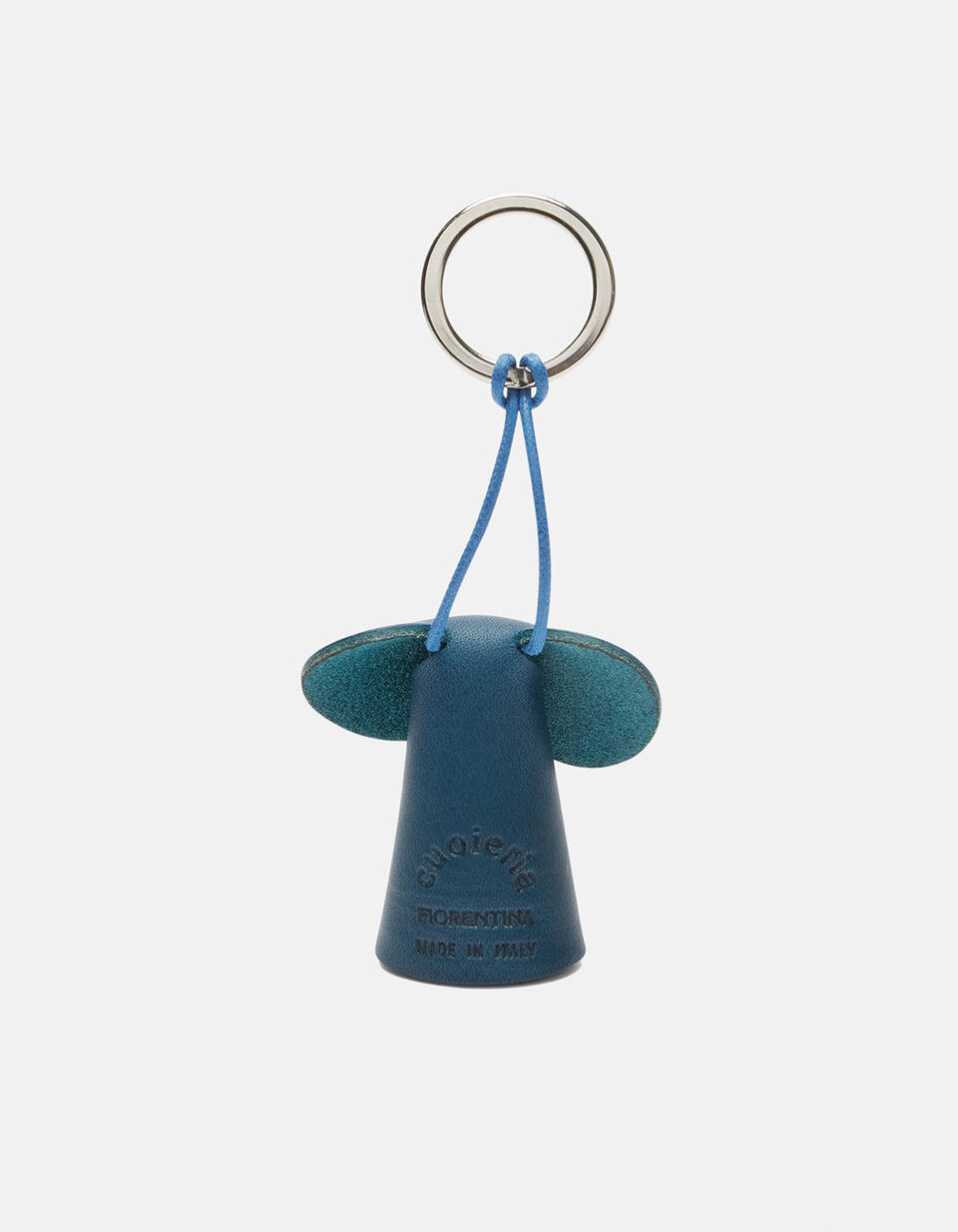 KEYCHAIN Blue  - Key Holders - Women's Accessories - Accessories - Cuoieria Fiorentina