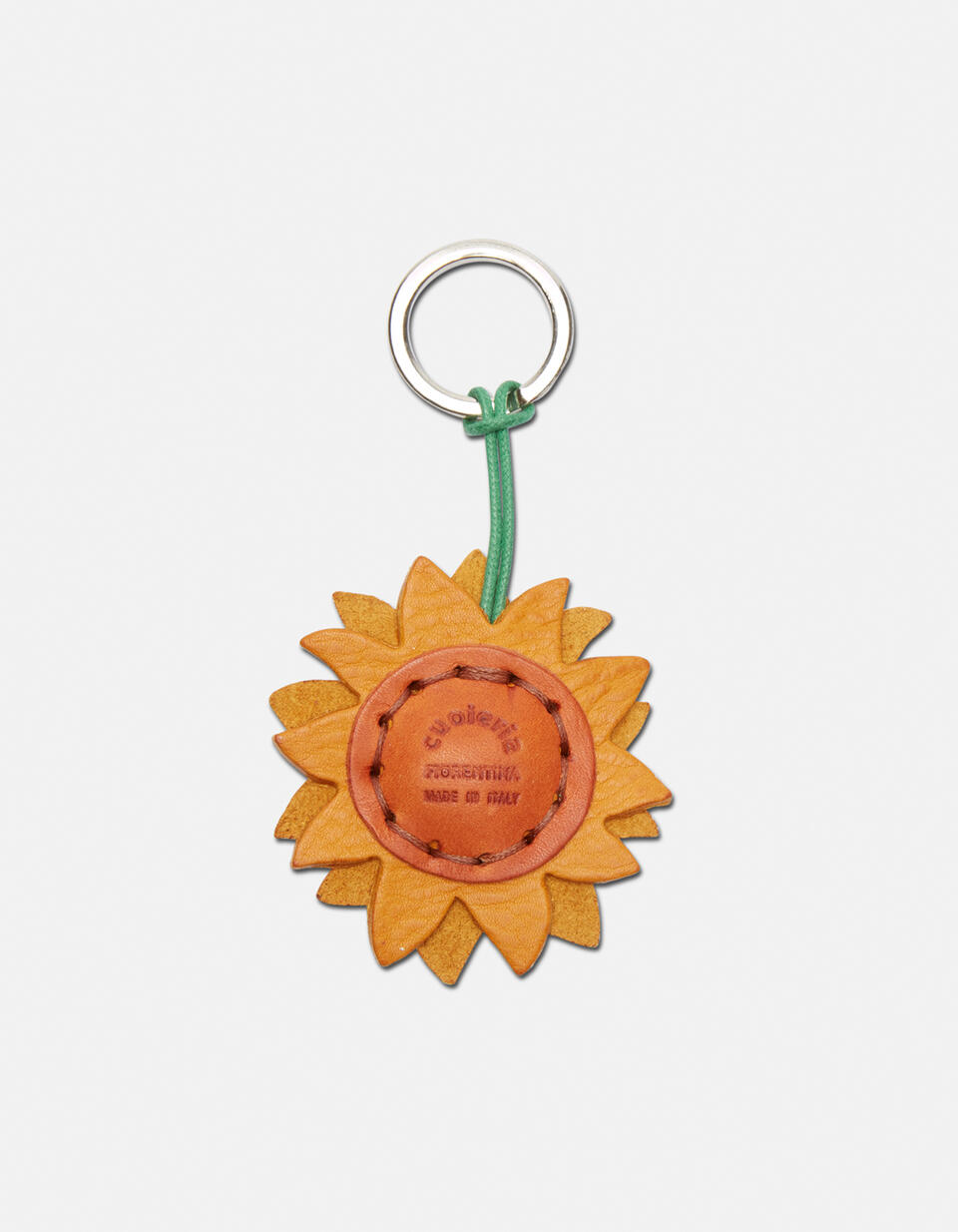 KEYCHAIN Yellow  - Key Holders - Women's Accessories - Accessories - Cuoieria Fiorentina