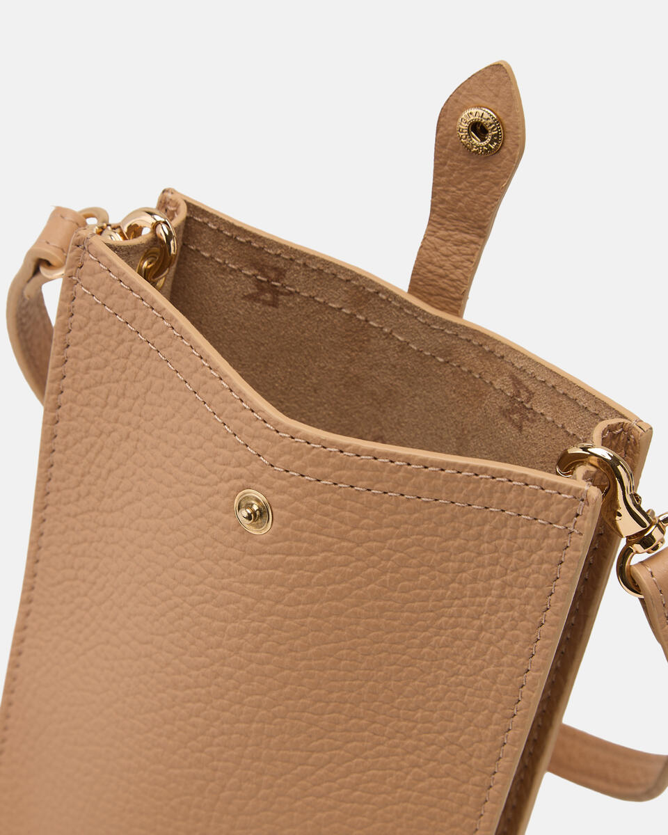 PHONE BAG Nude  - Accessories - Special Price - Cuoieria Fiorentina