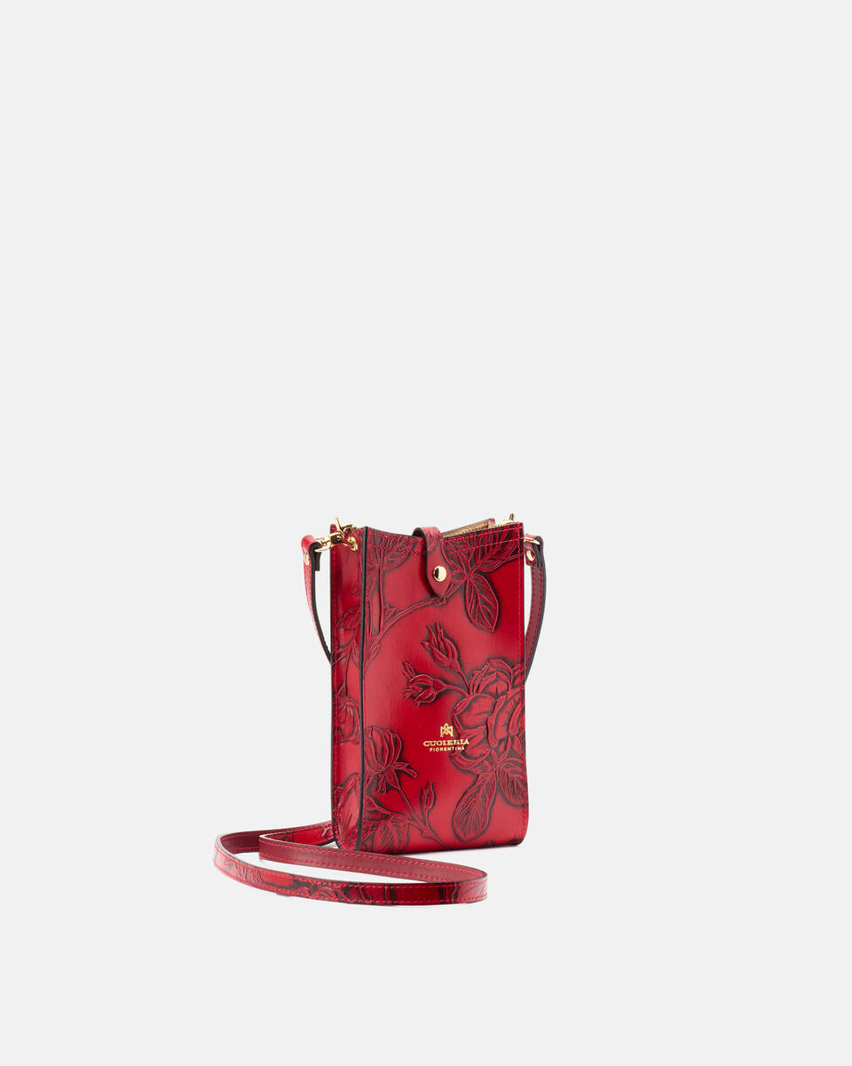 Mimì phone case Rosso  - Porta Cellulare - Accessori Donna - Accessori - Cuoieria Fiorentina