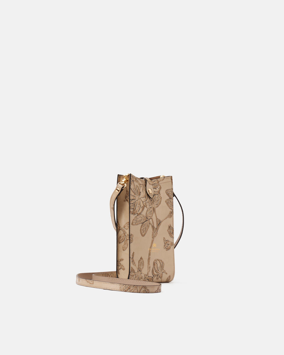 Mimì phone case Taupe  - Porta Cellulare - Accessori Donna - Accessori - Cuoieria Fiorentina