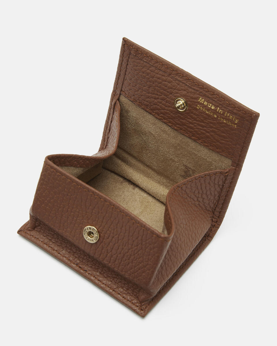 COIN PURSE Caramel  - Women's Wallets - Women's Wallets - Wallets - Cuoieria Fiorentina