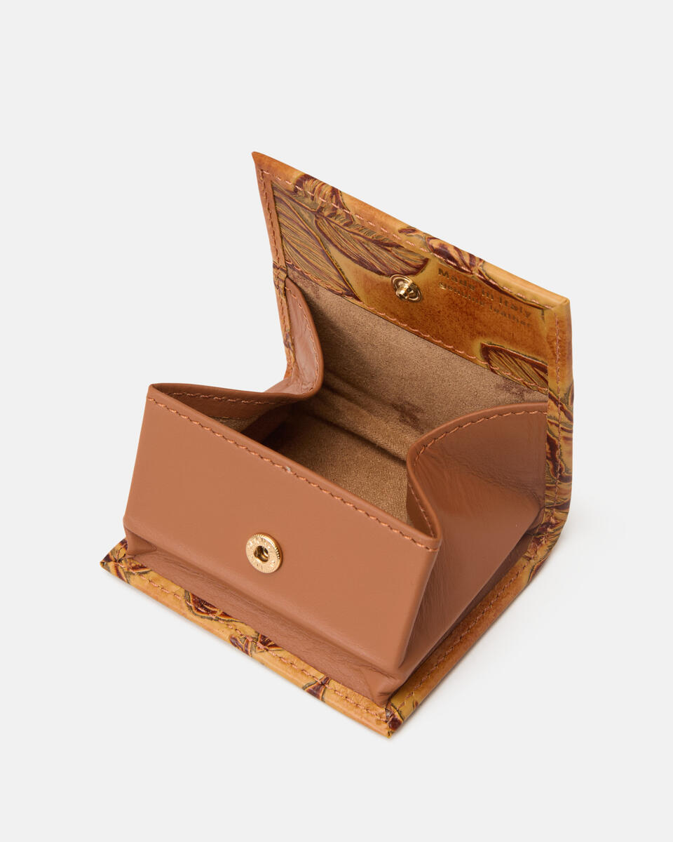 Coin purse Beige  - Women's Wallets - Women's Wallets - Wallets - Cuoieria Fiorentina