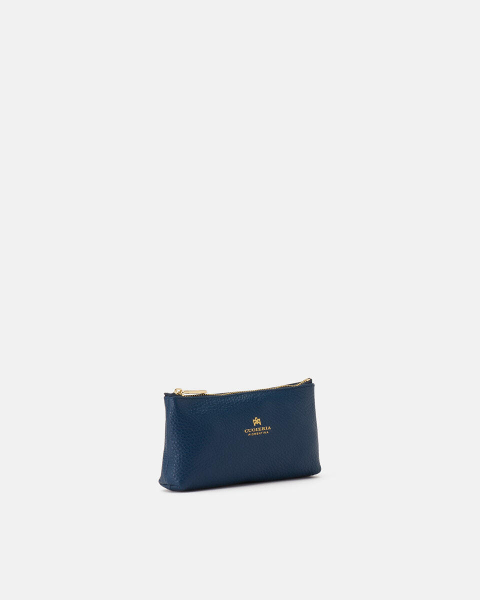 Bustina portamonete grande Velvet Oceano  - Necessaire - Accessori Donna - Accessori - Cuoieria Fiorentina