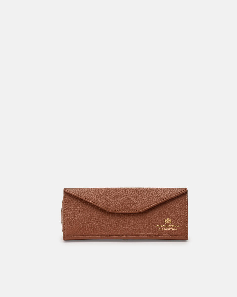 Porta occhiali pieghevole Caramel  - Accessori Da Viaggio - Borse Da Viaggio - Cuoieria Fiorentina
