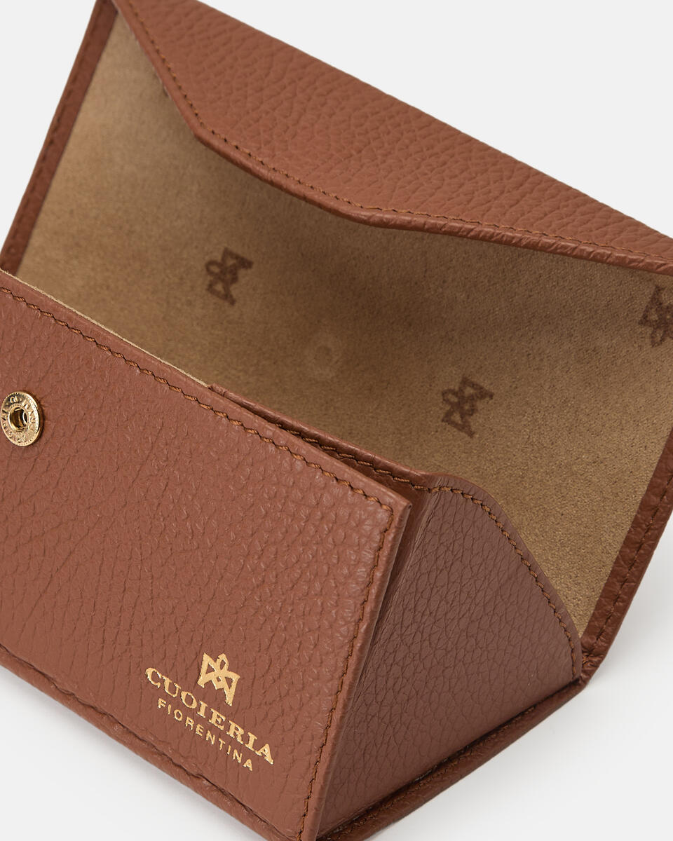 Porta occhiali pieghevole Caramel  - Accessori Da Viaggio - Borse Da Viaggio - Cuoieria Fiorentina