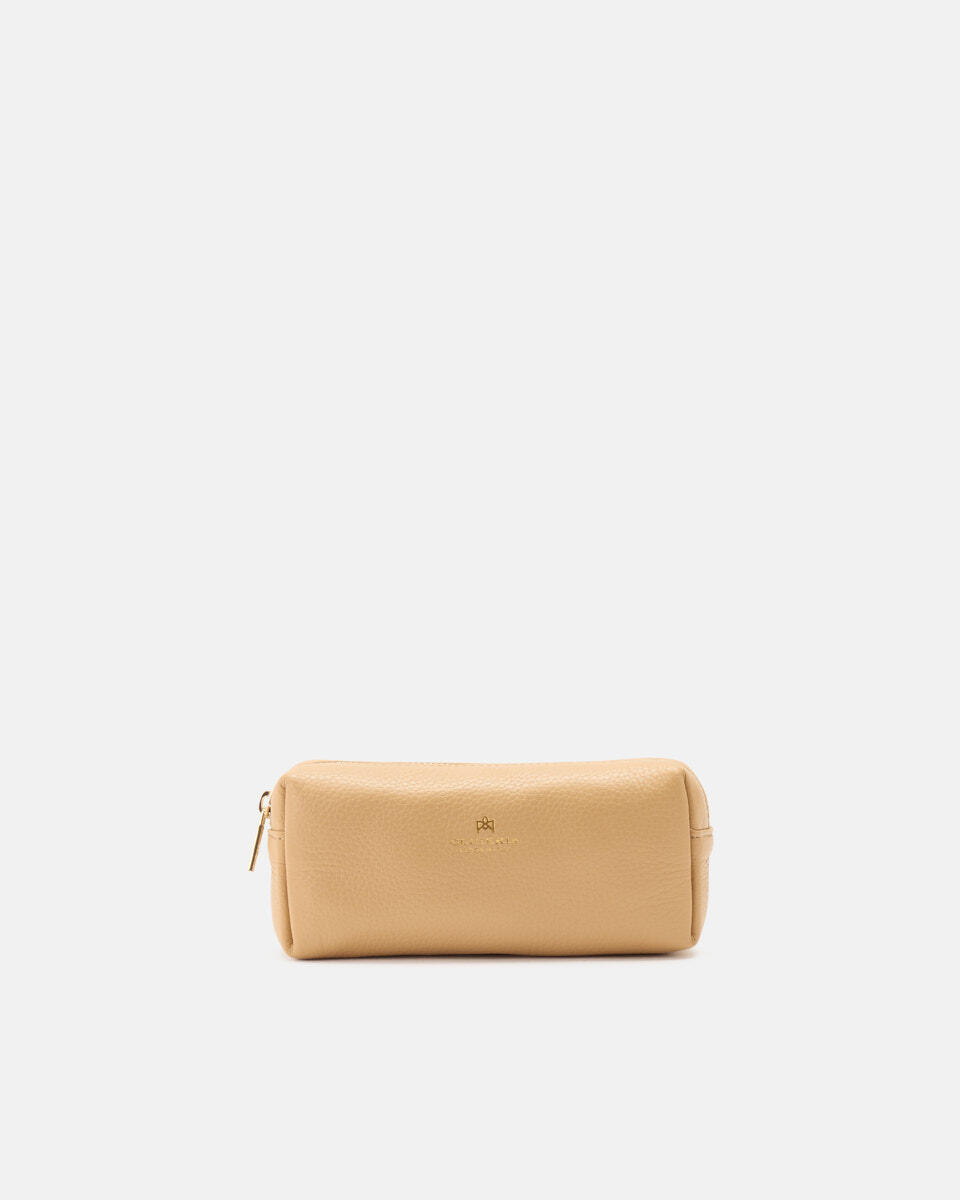 Velvet portatrucco grande Nude  - Accessori - Special Price - Cuoieria Fiorentina