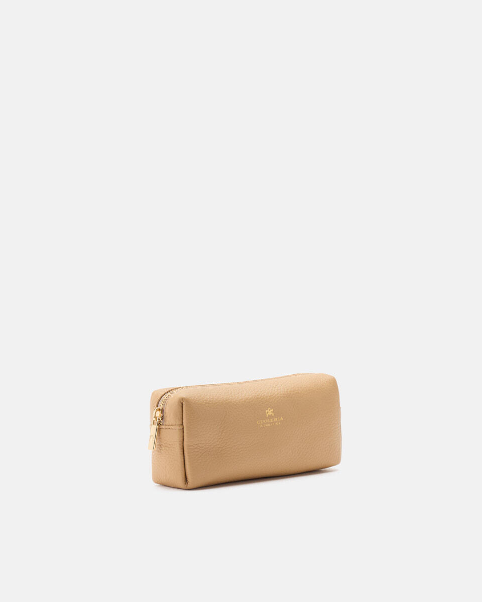 Velvet portatrucco grande Nude  - Accessori - Special Price - Cuoieria Fiorentina