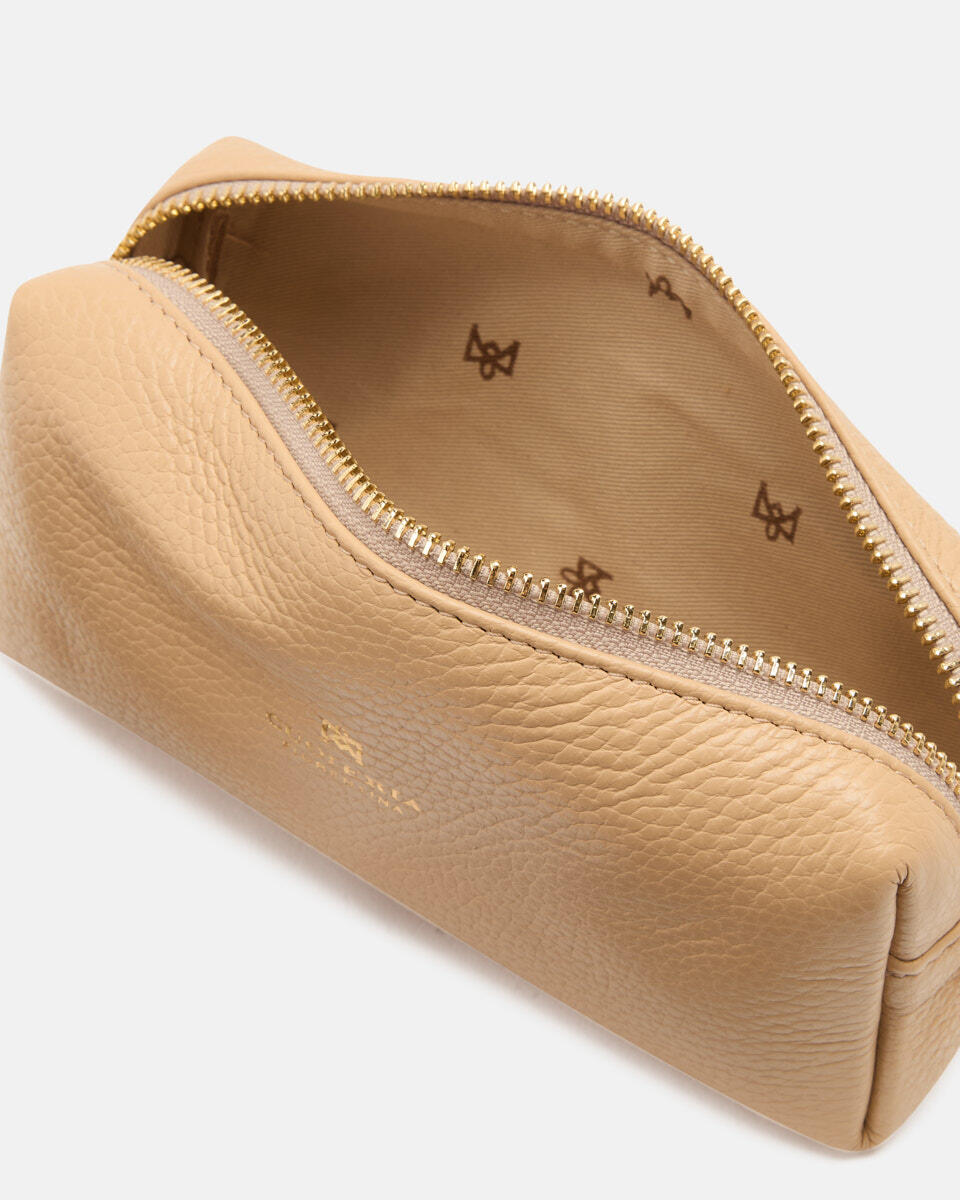 Velvet portatrucco grande Nude  - Accessori - Special Price - Cuoieria Fiorentina