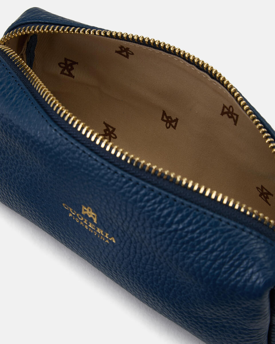 Velvet portatrucco grande Oceano  - Necessaire - Accessori Donna - Accessori - Cuoieria Fiorentina