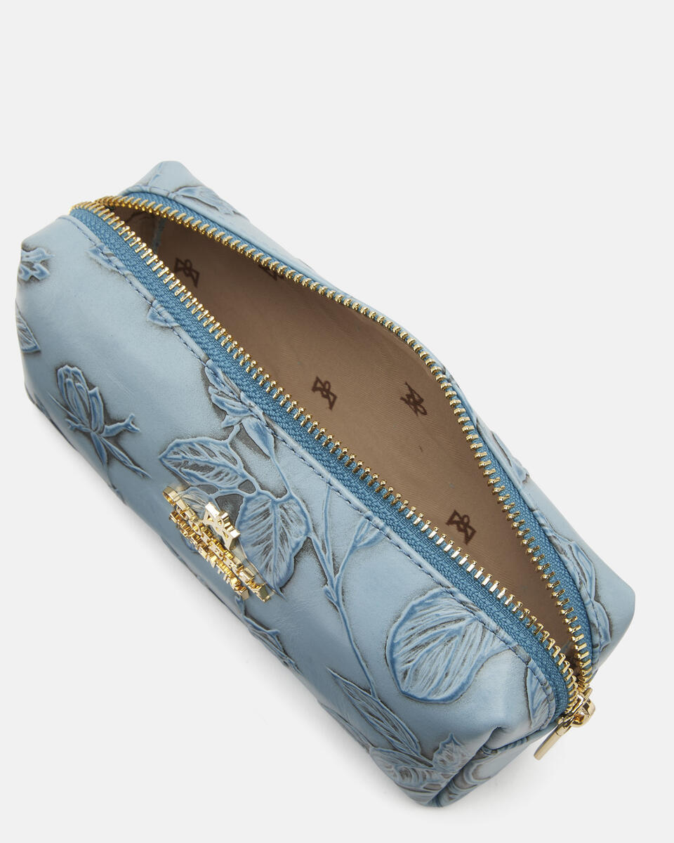 Make up case Light blue  - Necessaire - Women's Accessories - Accessories - Cuoieria Fiorentina