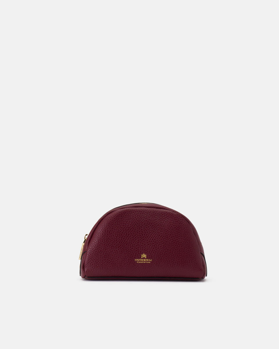 Lua Portatrucchi Bordeaux  - Necessaire - Accessori Donna - Accessori - Cuoieria Fiorentina