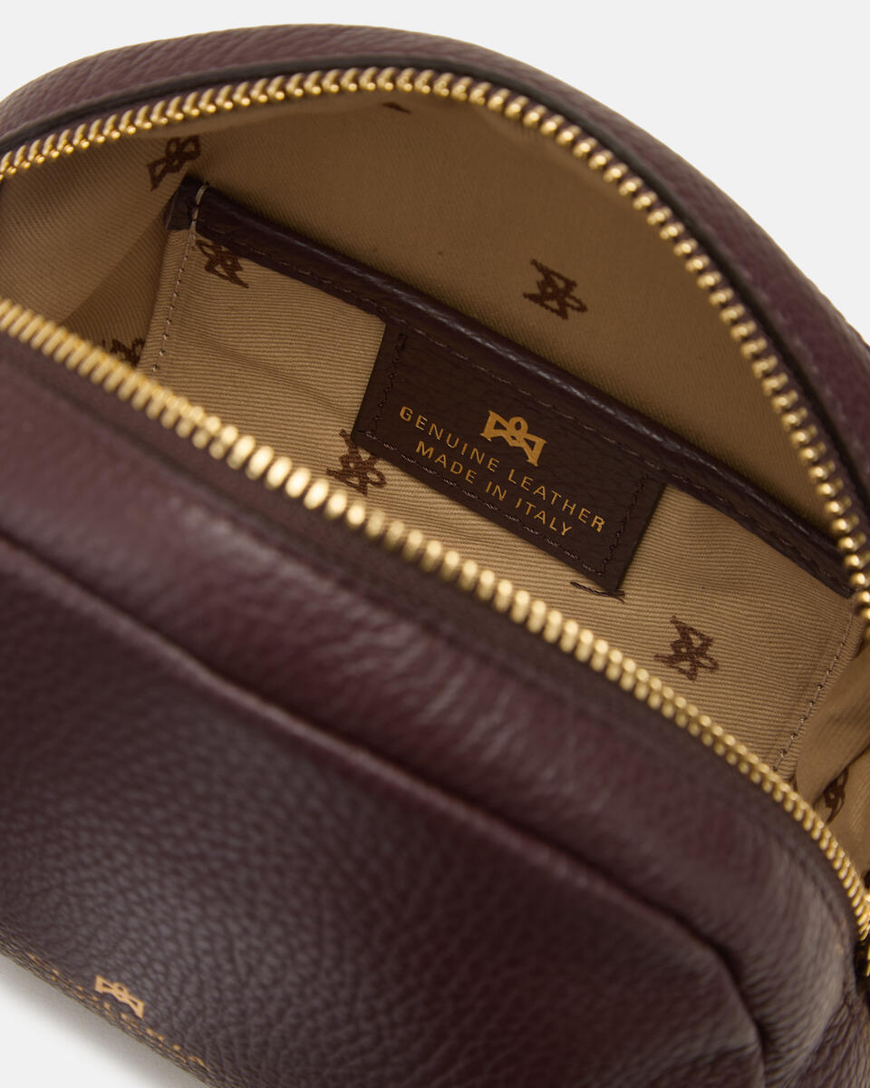 Lua Portatrucchi Coffee  - Necessaire - Women's Accessories - Accessories - Cuoieria Fiorentina