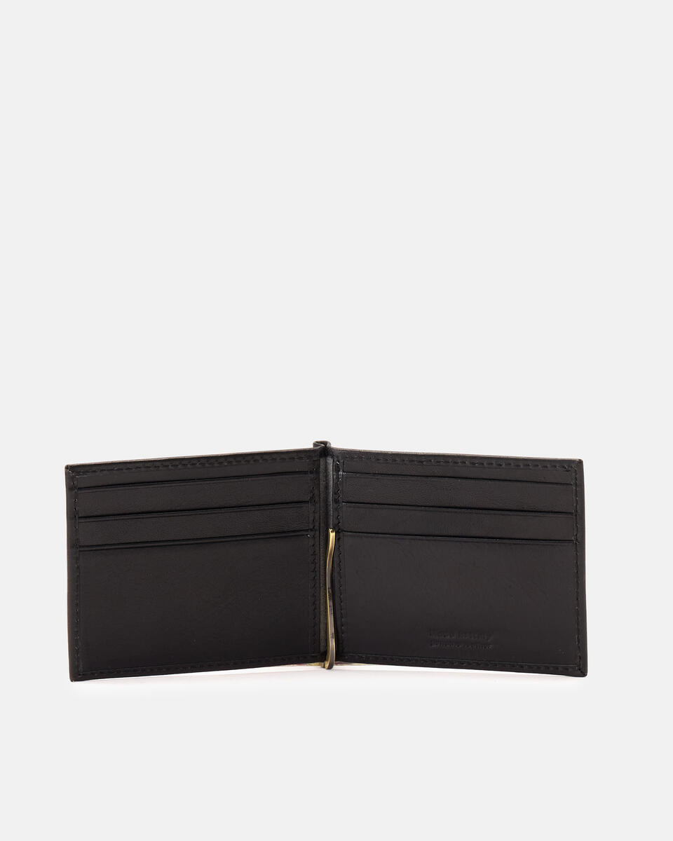 Wallet with money clip Black  - Women's Wallets - Men's Wallets - Wallets - Cuoieria Fiorentina