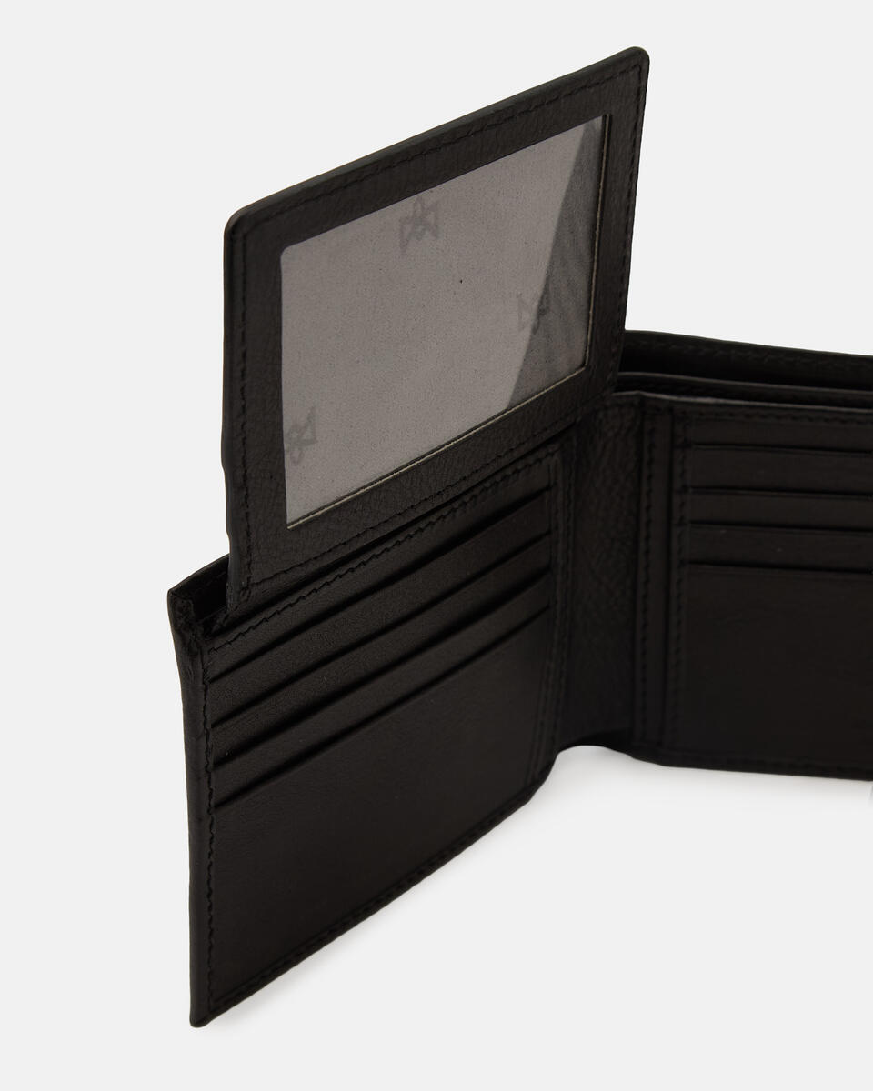 WALLET WITH DOCUMENT COMPARTMENT Black  - Women's Wallets - Men's Wallets - Wallets - Cuoieria Fiorentina