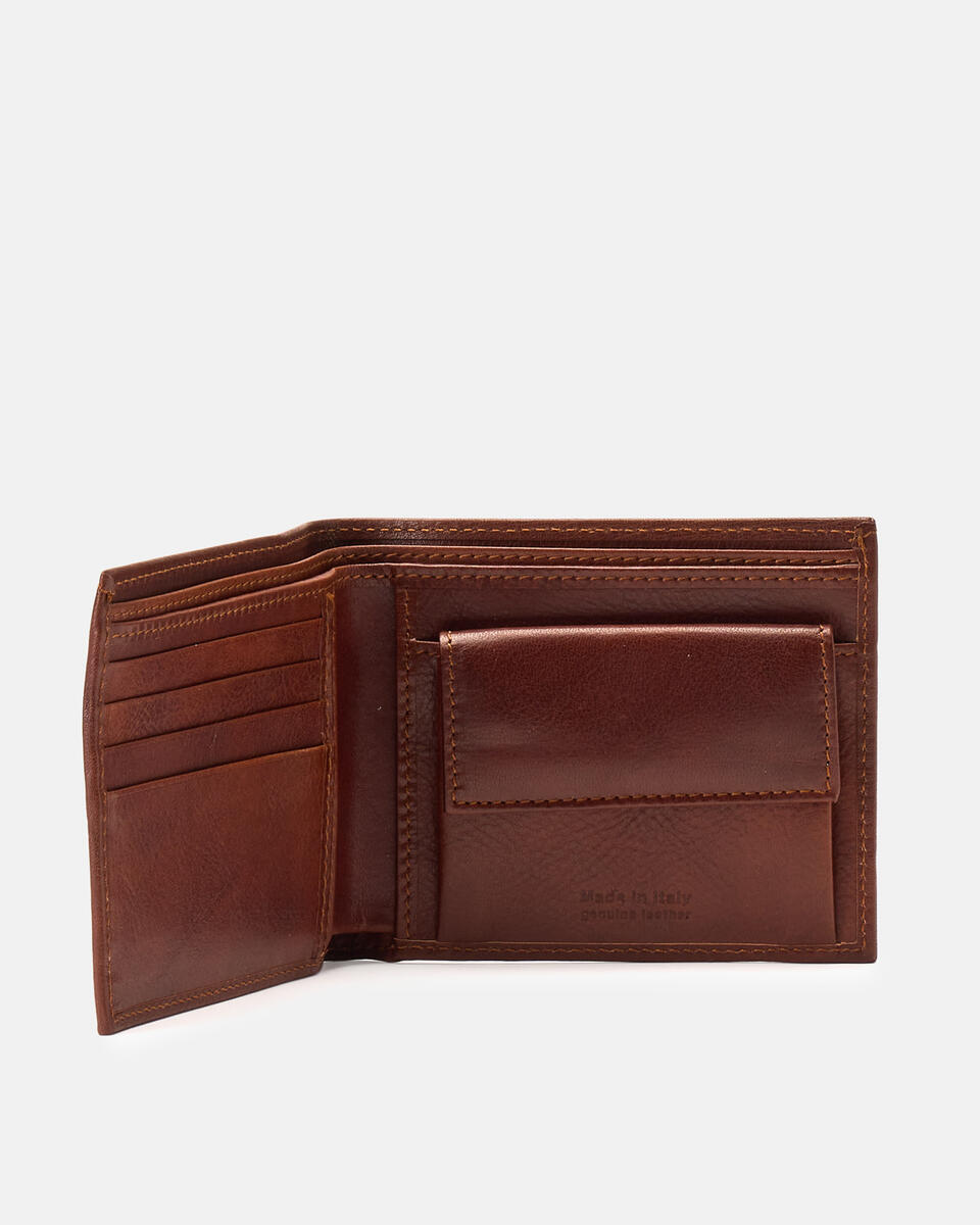 Wallet with coin purse Brown  - Women's Wallets - Men's Wallets - Wallets - Cuoieria Fiorentina